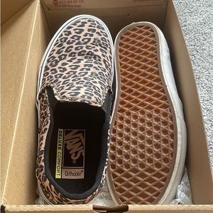 Cheetah print vans worn once size women’s 8